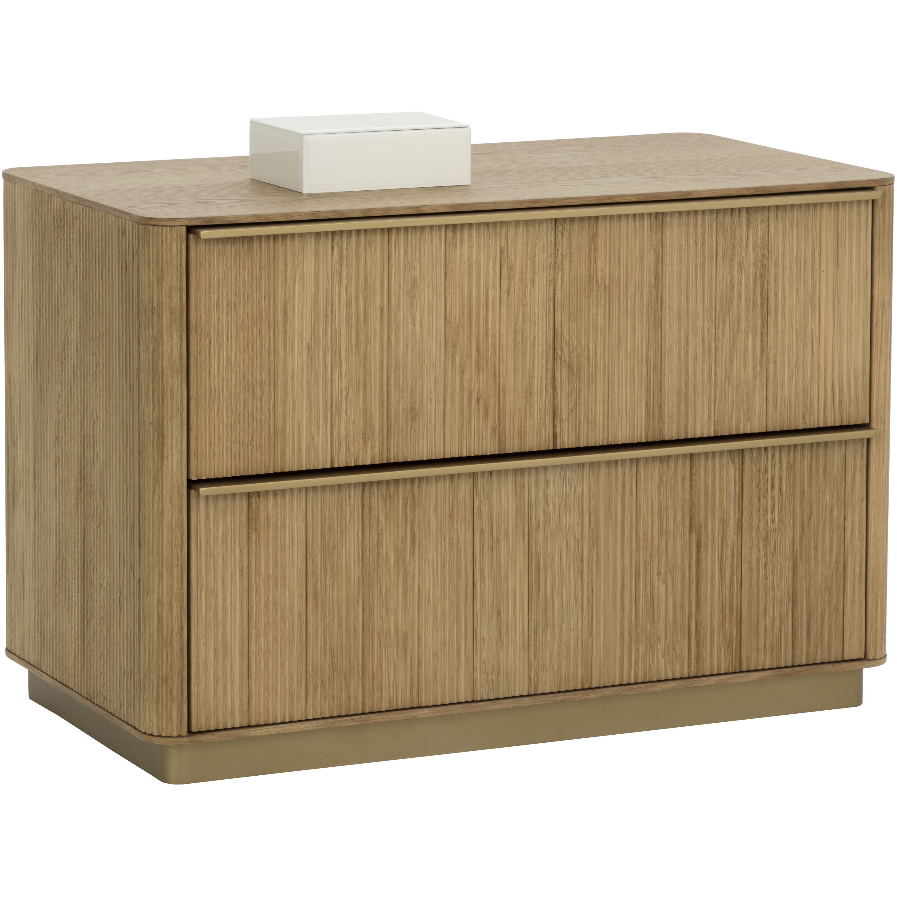 Kalla 36 X 24.25 inch Rustic Oak Nightstand